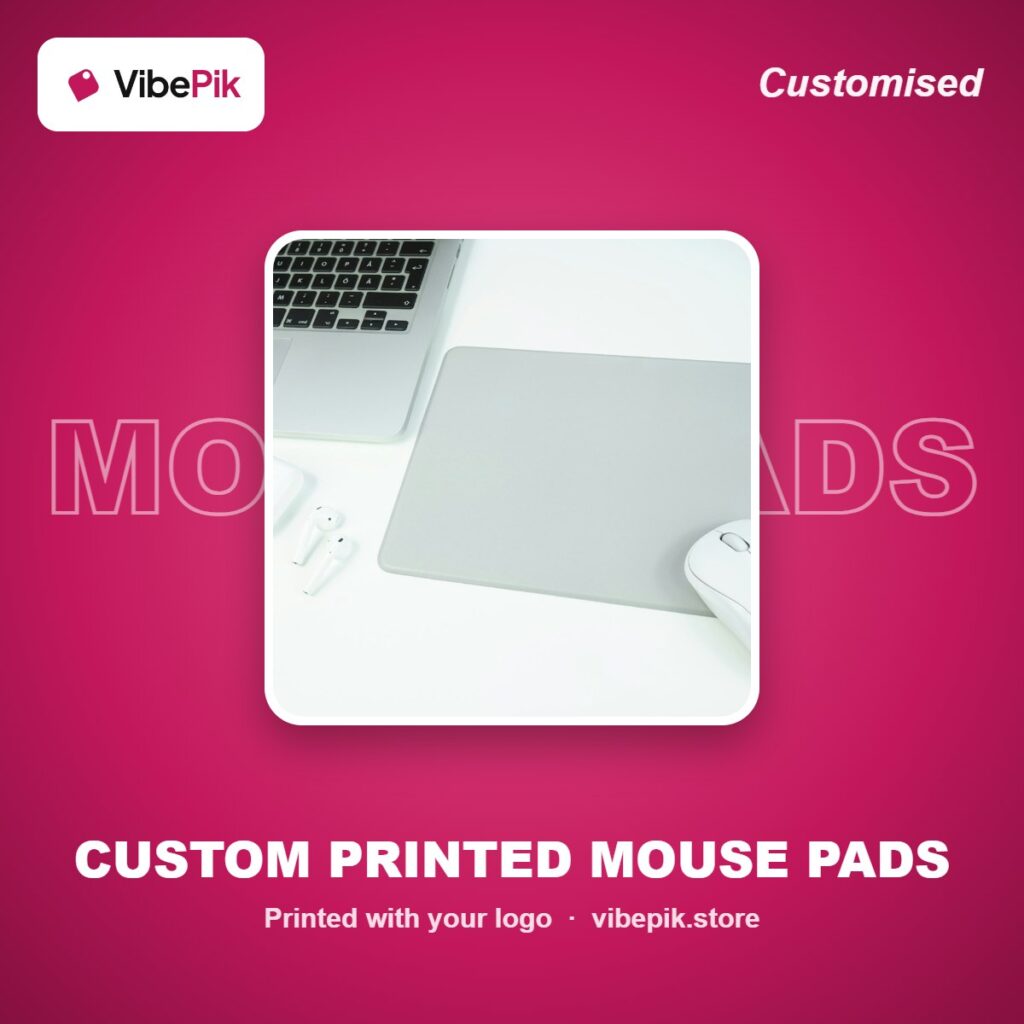 Custom Printed Mouse Pads printed with your logo – VibePik